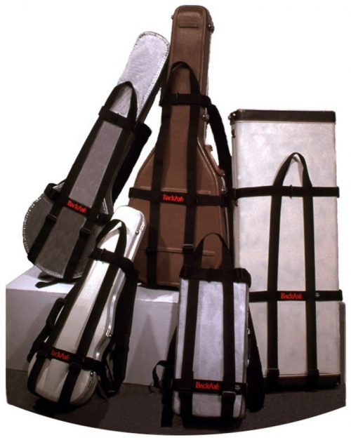 Hardshell Case Backpack Straps - Carry your Hardcase Like a Gig Bag - Black